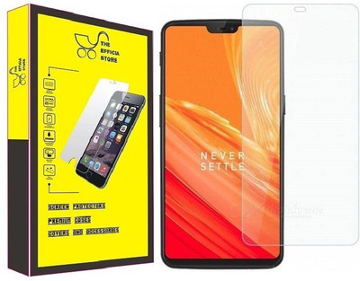 Efficia Tempered Glass Guard for OnePlus 6(Pack of 1)