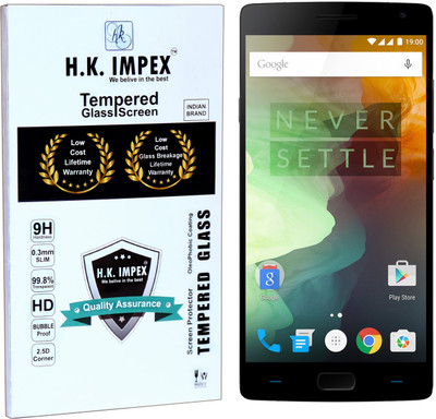 H.K.Impex Tempered Glass Guard for OnePlus 2,oneplus 2 tempered glass in mobile screen guard(full body cover glass)(Pack of 1)