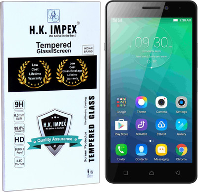 H.K.Impex Tempered Glass Guard for Lenovo A7000 Turbo,lenovo a7000 turbo tempered glass in mobile screen guard(full body cover glass)(Pack of 1)