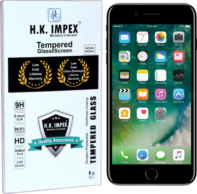 H.K.Impex Tempered Glass Guard for Apple Iphone 6 Plus(5.5),apple iphone 6 plus tempered glass in mobile screen guards (full body cover glass)(Pack of 1)