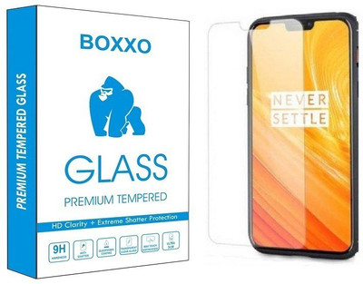 Boxxo Tempered Glass Guard for OnePlus 6(Pack of 1)