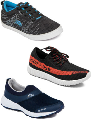 

Asian Walking Shoes,Gym Shoes,Loafers,Casual Shoes,Canvas Shoes,Sports Shoes,Men Combo Casuals For Men(Multicolor