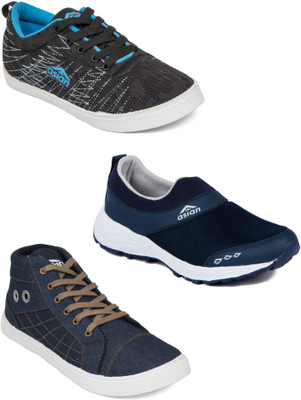 

Asian Walking Shoes,Gym Shoes,Loafers,Casual Shoes,Canvas Shoes,Sports Shoes,Men Combo Casuals For Men(Multicolor