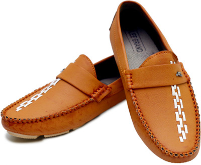 

FITRIGHT Loafers For Men(Brown, White