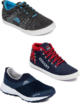 

Asian Walking Shoes,Gym Shoes,Loafers,Casual Shoes,Canvas Shoes,Sports Shoes,Men Combo Casuals For Men(Multicolor