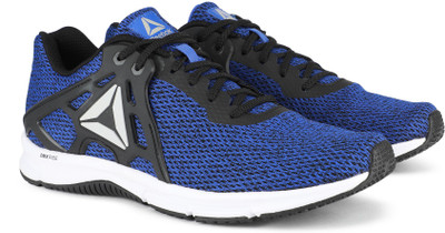 

REEBOK HEX LITE Running Shoes For Men(Blue, Ash grey/acid blue/black