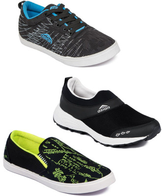 

Asian Walking Shoes,Gym Shoes,Loafers,Casual Shoes,Canvas Shoes,Sports Shoes,Men Combo Casuals For Men(Multicolor