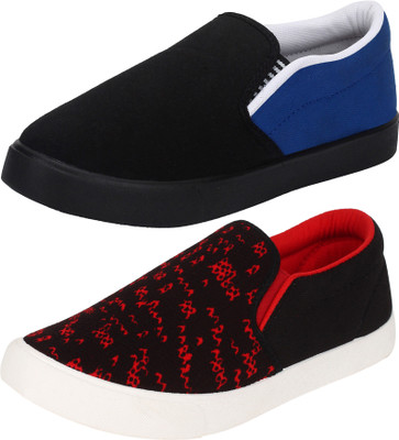 

Shoefly Combo-(2)-768-462 Loafers For Men(Multicolor