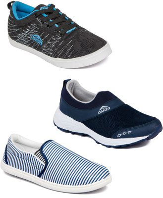

Asian Walking Shoes,Gym Shoes,Loafers,Casual Shoes,Canvas Shoes,Sports Shoes,Men Combo Casuals For Men(Multicolor