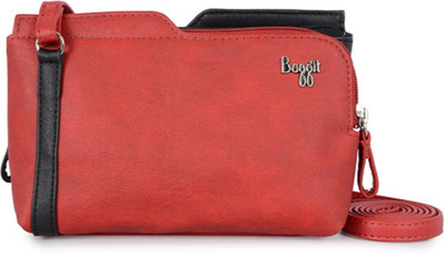 

Baggit Women Red PU Sling Bag