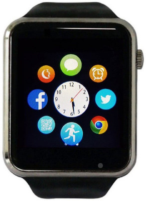 

KUKSHYA A1 Spot Bluetooth Smartwatch with Camera + SIm & Memory Card Slot Compatible with Digital All Android Mobiles and IOS Device Smartwatch(Black Strap Regular)