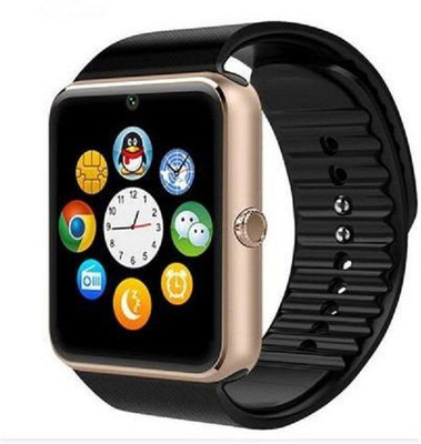 

BERRIN Smart Watch Gold Smartwatch(Black Strap Free Size)