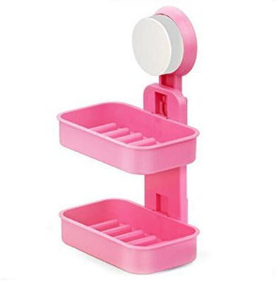 

Alpyog Double Layer Soap Holder(Pink)