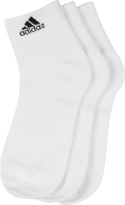 ADIDAS Men Solid Mid-Calf/Crew(Pack of 3)