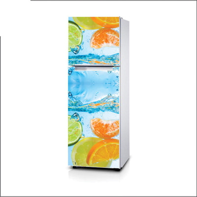 AH Decals 60 cm Artistic Décor Vegetable Fruits Designer Fridge Wrap Stickers-09 Removable Sticker(Pack of 1)