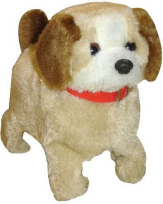 

TamBoora Puppy Battery Operated Jumping Puppy Dog Run Jump Toy Game gift toys for Kids (Brown) - 10 cm(Brown)