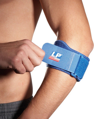 

LP Support LP 751 TENNIS AND GOLF ELBOW WRAP Elbow Support (Free Size, Blue)