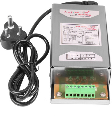 

kathiriyas SMPS Power Supply CCTV camera For 4 Channel 3 year warranty Camera Sync Terminal Adapter
