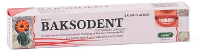 

Bakson's Sunny Baksodent [Opaque, Saunf Flavour] [Pack of 3] [ 300gms, 100gX3] Toothpaste(300 g, Pack of 3)