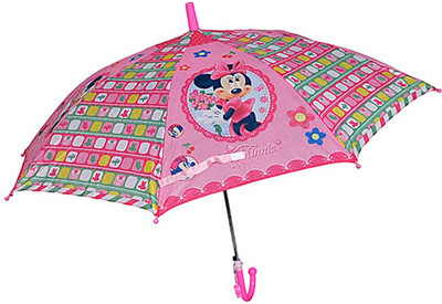 

One Point Collections Summer Collections Girlish print UMBRELLA For small Girls kid up to age 10 years approx 17 inch long(Assorted Design) Umbrella(Pink)