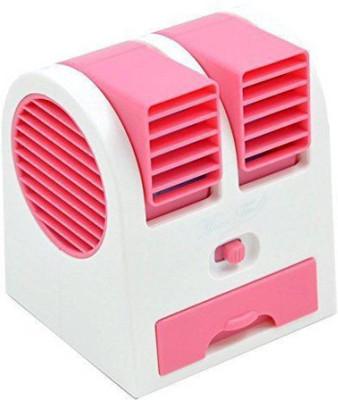 

Virion Portable Mini Air Conditioner Dual-Port Bladeless_3 Multi_03 USB Fan(Multicolor)