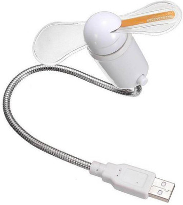 

ROQ led light Message USB Fan(White)