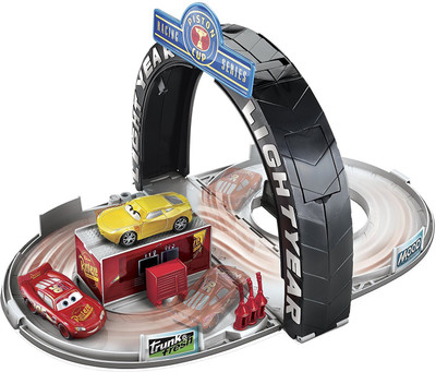 

Disney Cars Carry Case Playset(Multicolor)