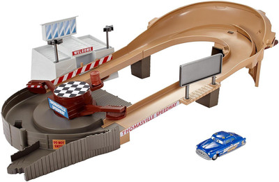 

Disney Cars Thomasville Racing Speedway Track Set(Multicolor)