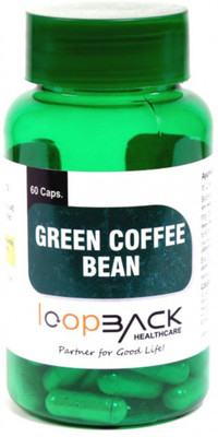 

loopback healthcare Green Coffee Capsule- 60 Caps Premium Extract(100 No)