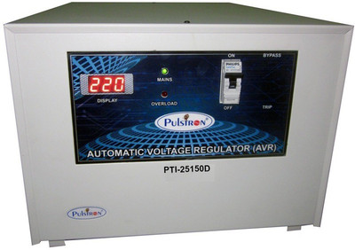 

PULSTRON PTI-25150D 25 KVA Single Phase Automatic Voltage Stabilizer for Mainline 150V-280V(Grey)