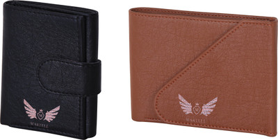 

Martell Men Brown Artificial Leather Wallet(4 Card Slots), Black