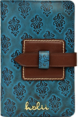 

Holii Women Blue Genuine Leather Wallet(1 Card Slot)