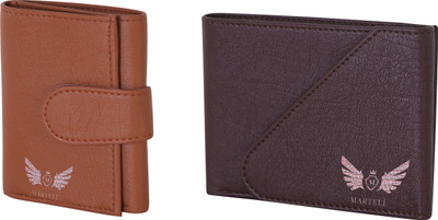 

Martell Men Brown Artificial Leather Wallet(4 Card Slots)