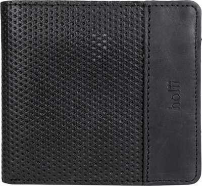 

Holii Men Black Genuine Leather Wallet(1 Card Slot)