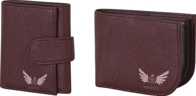 

Martell Men Brown Artificial Leather Wallet(4 Card Slots)