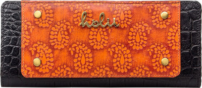 

Holii Women Black Genuine Leather Wallet(1 Card Slot)