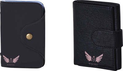 

Martell Men Black Artificial Leather Wallet(6 Card Slots)