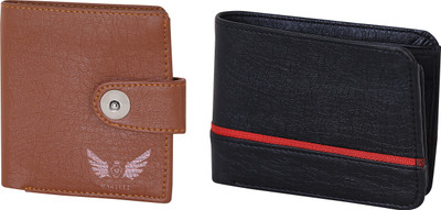 

Martell Men Black Artificial Leather Wallet(4 Card Slots), Brown