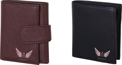 

Martell Men Black Artificial Leather Wallet(4 Card Slots), Brown