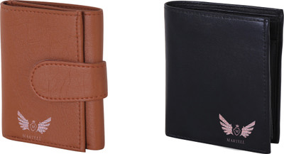 

Martell Men Black Artificial Leather Wallet(4 Card Slots), Brown