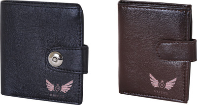 

Martell Men Brown Artificial Leather Wallet(6 Card Slots), Black