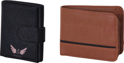 

Martell Men Brown Artificial Leather Wallet(4 Card Slots), Black