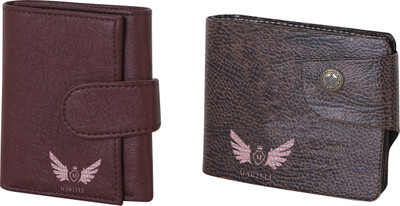 

Martell Men Brown Artificial Leather Wallet(4 Card Slots)