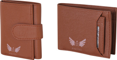 

Martell Men Brown Artificial Leather Wallet(4 Card Slots)