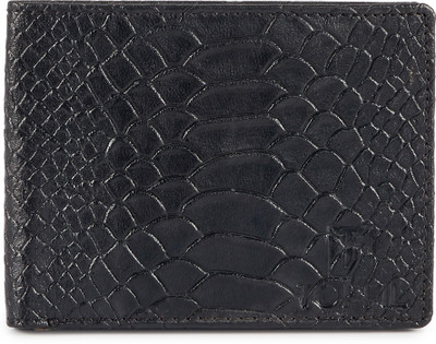 

Toffil Men Black Genuine Leather Wallet(6 Card Slots)