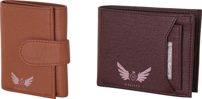 

Martell Men Brown Artificial Leather Wallet(4 Card Slots)