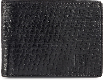 

Toffil Men Black Genuine Leather Wallet(6 Card Slots), Jet black