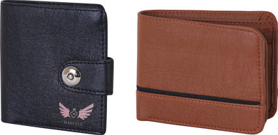 

Martell Men Brown Artificial Leather Wallet(4 Card Slots), Black