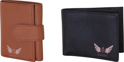 

Martell Men Black Artificial Leather Wallet(4 Card Slots), Brown