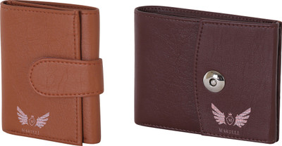 

Martell Men Brown Artificial Leather Wallet(4 Card Slots)
